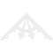 Ekena Millwork Pitch Riley Architectural Grade PVC Gable Pediment, 72"W x 36"H x 1"P (12/12) GPP072X036X100RIL - alternate 3